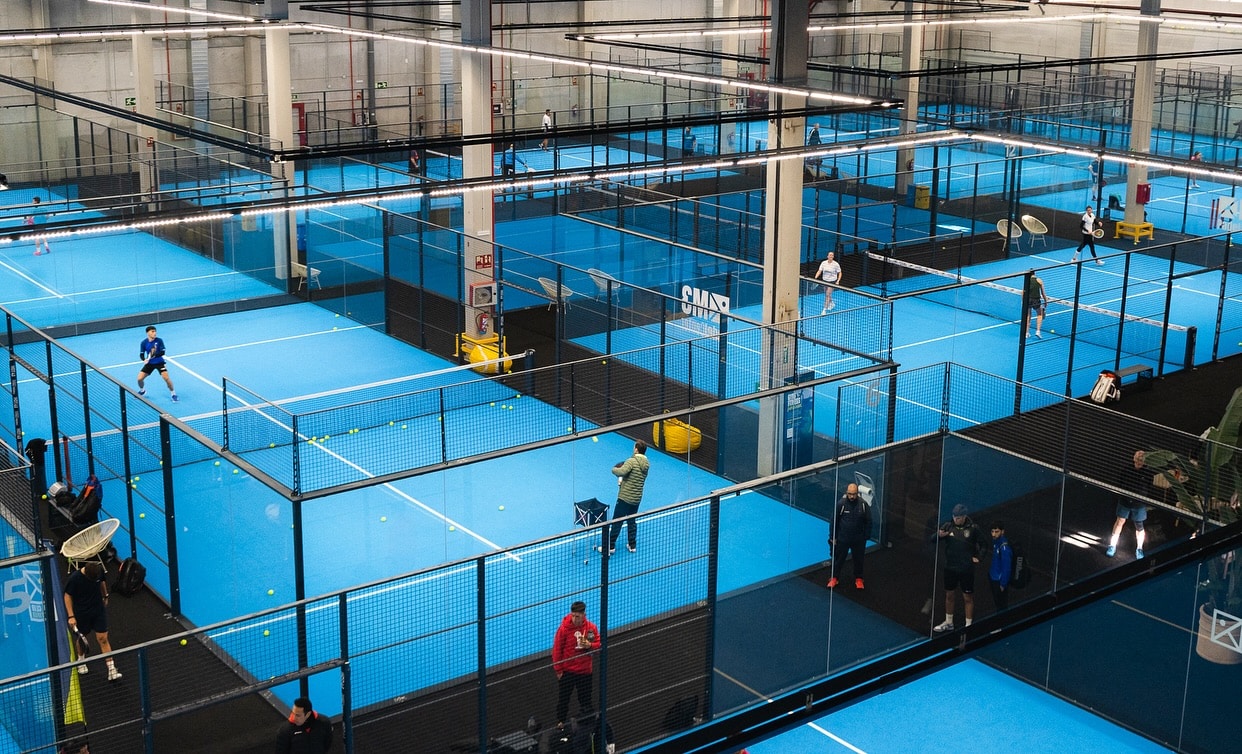 M3 Padel Academy Perimeter Halo Lighting